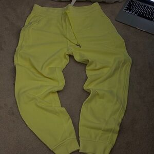 Lululemon Athletica Yellow Track Pants